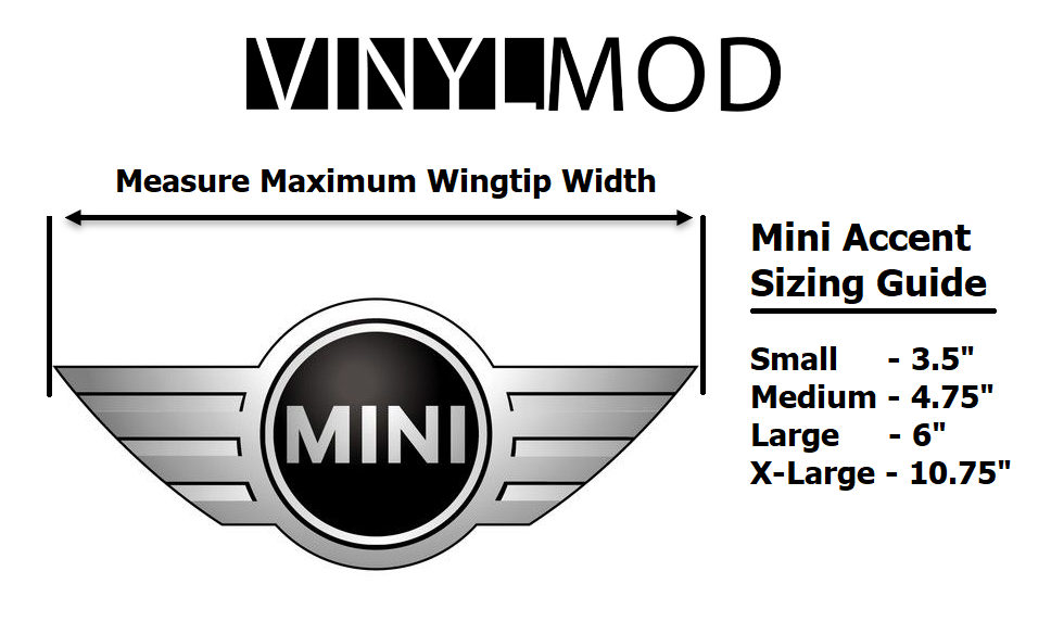 Printed vinyl Mini Cooper Logo