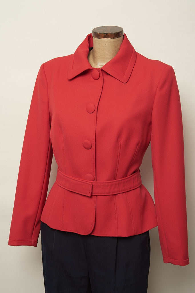 Chaqueta classic roja carolina herrera – Carousel · Secondhand & Vintage