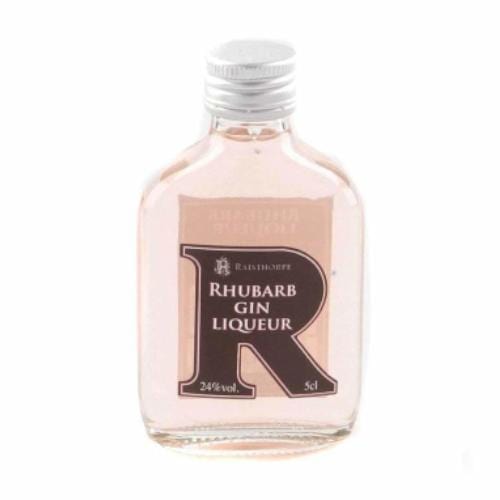 Buy Raisthorpe Manor Rhubarb Gin Liqueur Miniature - 5cl