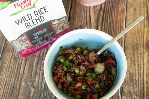 wild rice blend in fried rice