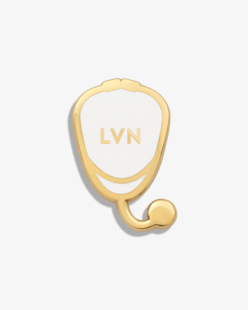 Licensed Vocational Nurse (LVN) Enamel Pin