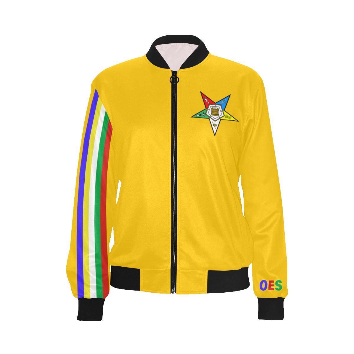 Eastern Star | OES LOVE YELLOW Bomber Jacket – Strong Girl Tees