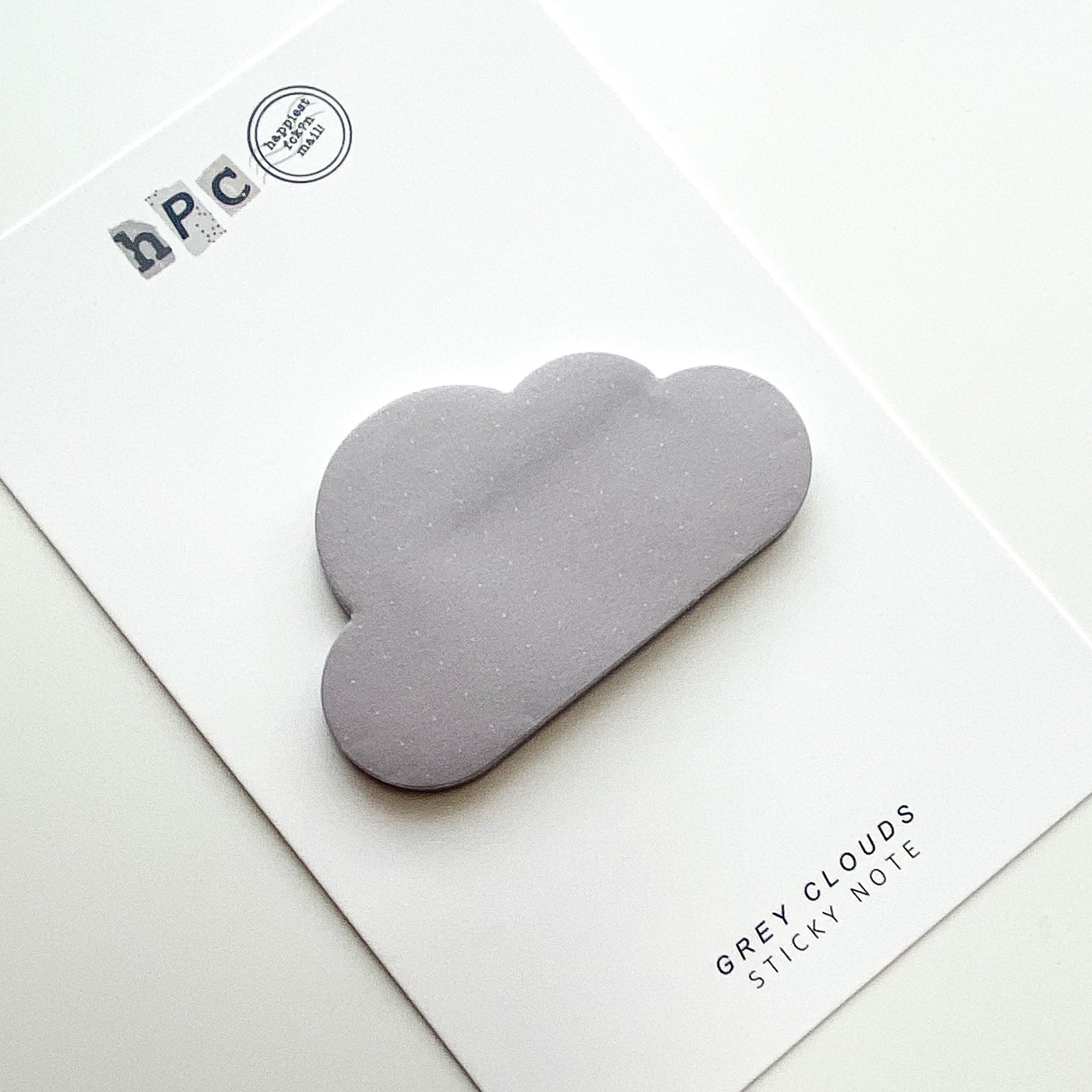 Cloud Sticky Notes Different Colors Shape Stock Photo 585317426