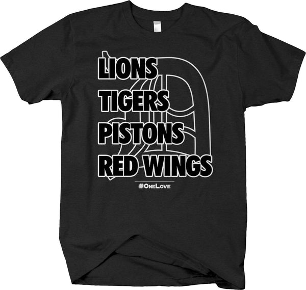 detroit teams shirt