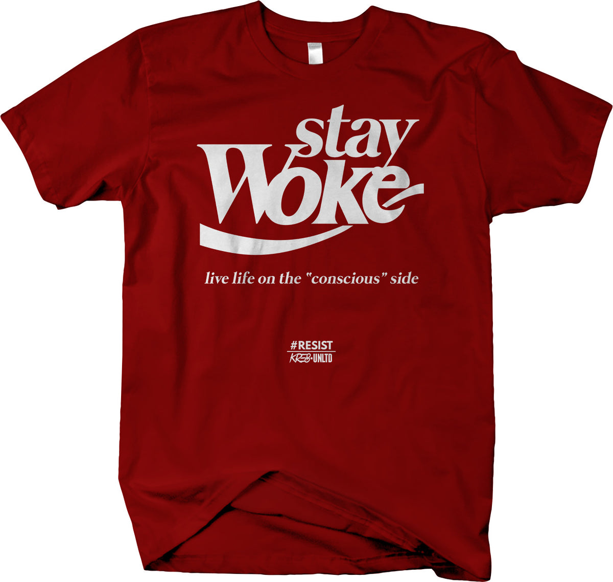 Stay Woke - Conscious short sleeve t-shirt Resist - Larger Sizes – Kre8 ...