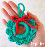 Christmas in July! Free Crochet and Knitting Patterns Roundup crochet wreath ordainment