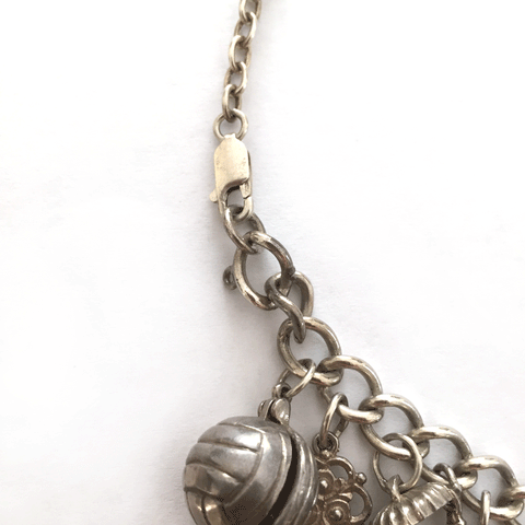 Simple charm bracelet to necklace DIY – Sinead Buckney