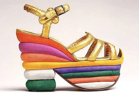 Bellatory color platform shoe