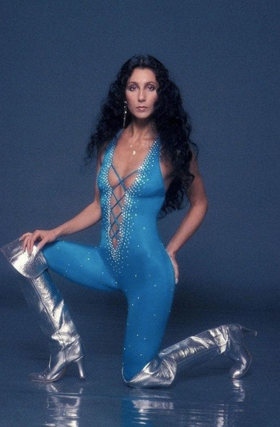 Cher in a jumpsuit