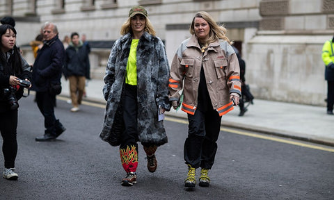 What are people wearing at 2021 London's Fashion Week