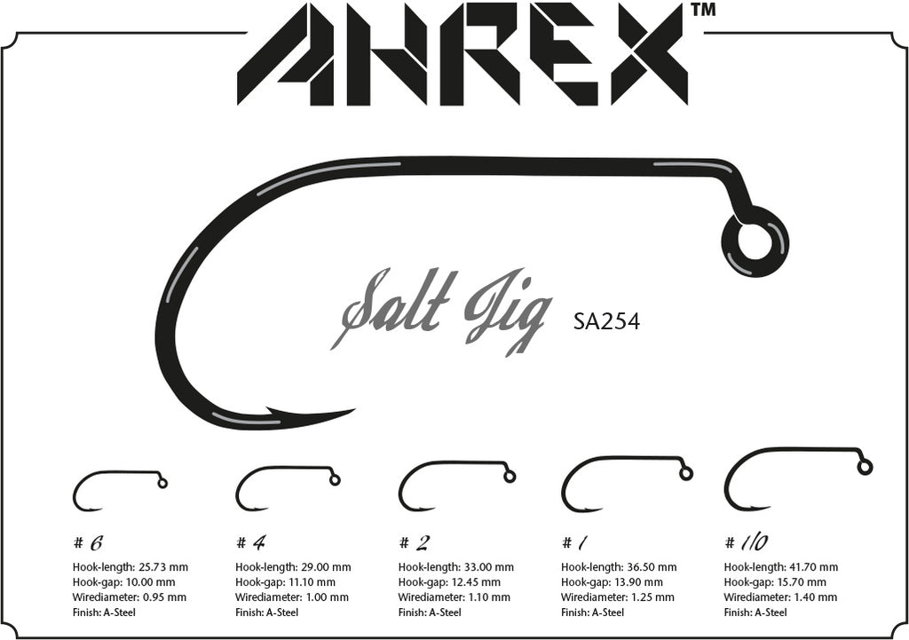 Ahrex SALTWATER RANGE SA280 Minnow Hook – Beast Brushes Inc