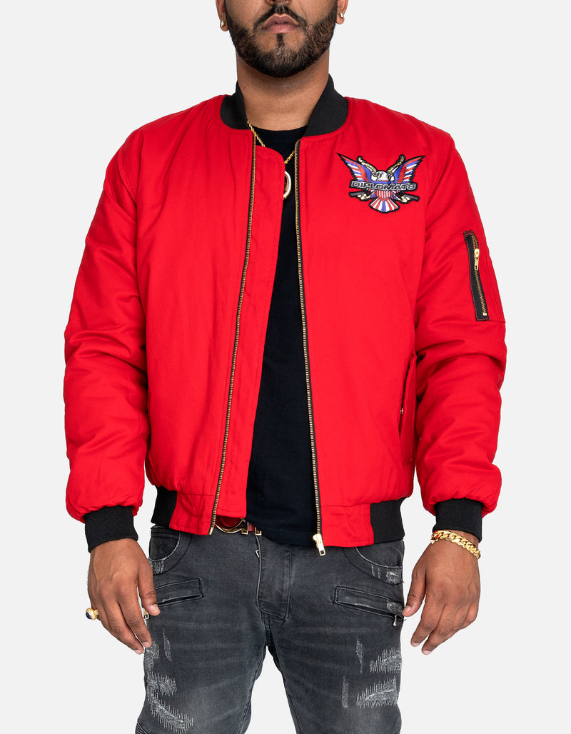 DIPSET Couture RED Bomber Jacket – DIPSET COUTURE