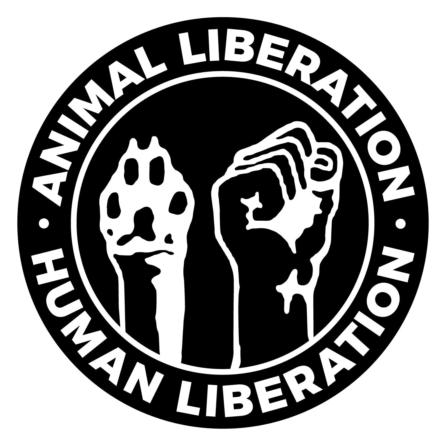 Animal Liberation Human Liberation Stickers – Activist Stickers
