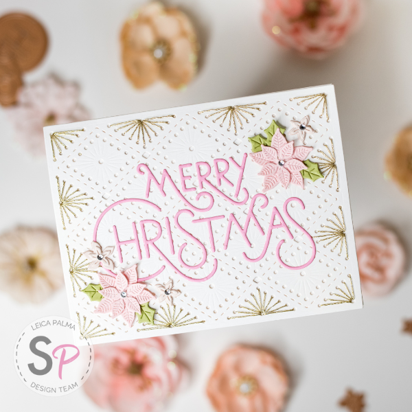 Spellbinders Stylish Merry Christmas Card by Leica – ScrapbookPal