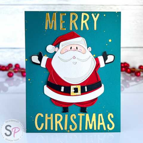 Nicki baxley, sizzix, christmas card