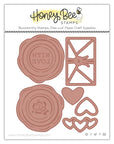 Honey Bee Stamps - Hot Foil Plate - Wax Seals: Love