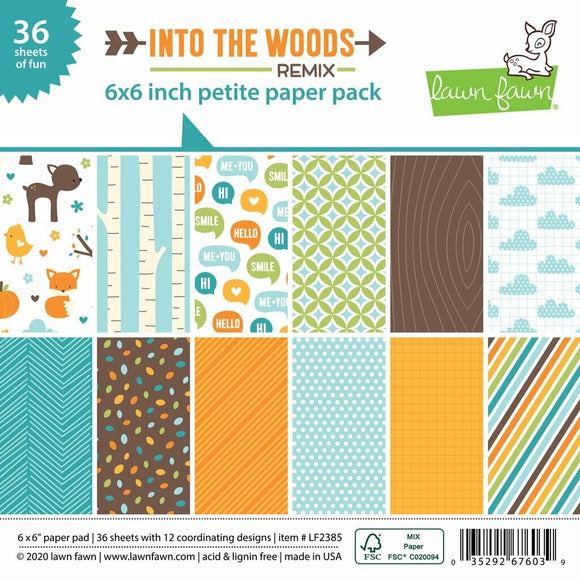 Lawn Fawn - Petite Paper Pack - Into the Woods Remix