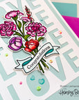 Honey Bee Stamps - Honey Cuts - Love A2 Cover Plate