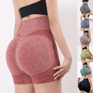 Women High Waist Butt Lifting Yoga Shorts - Lavishly Me Boutique