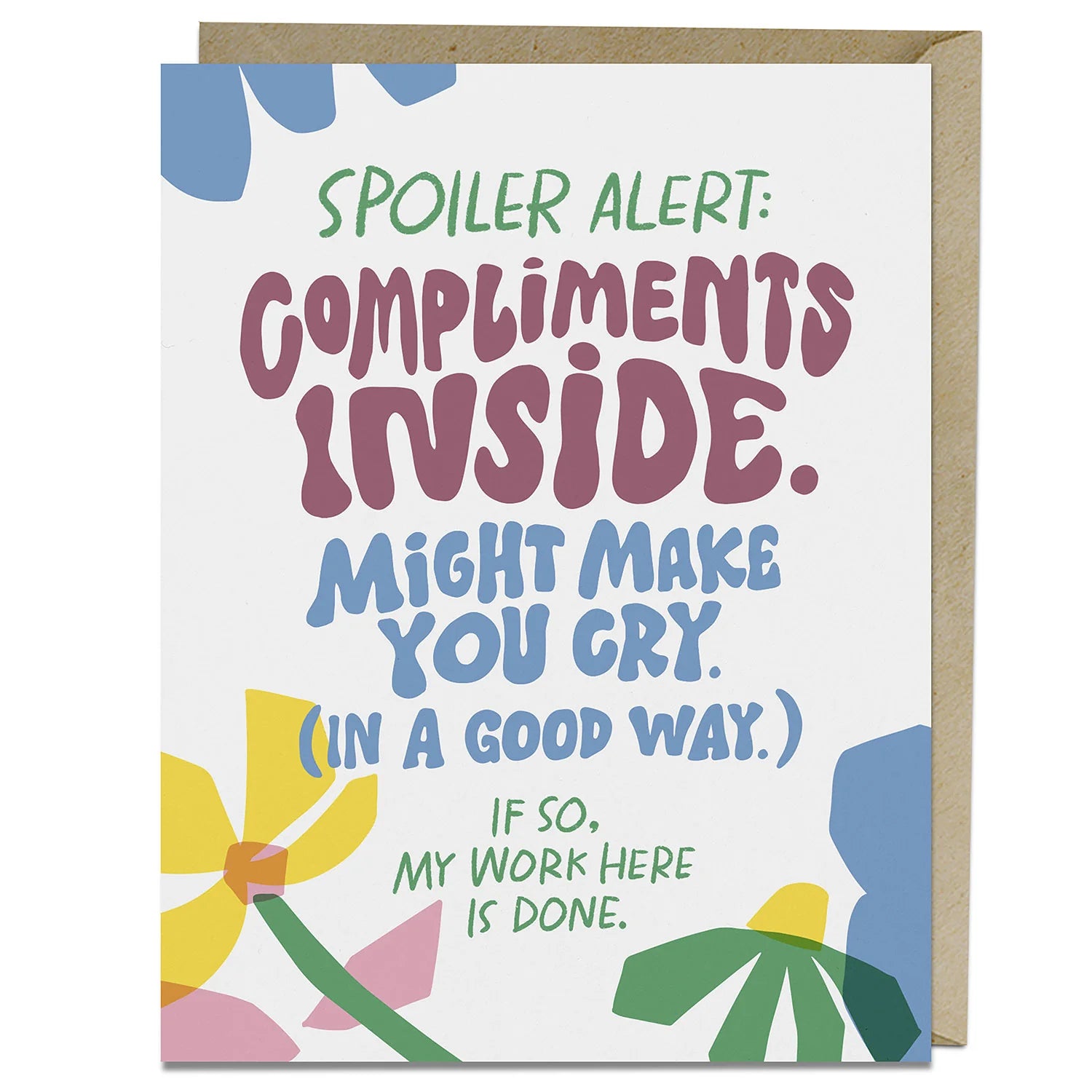 Card - Compliments Inside