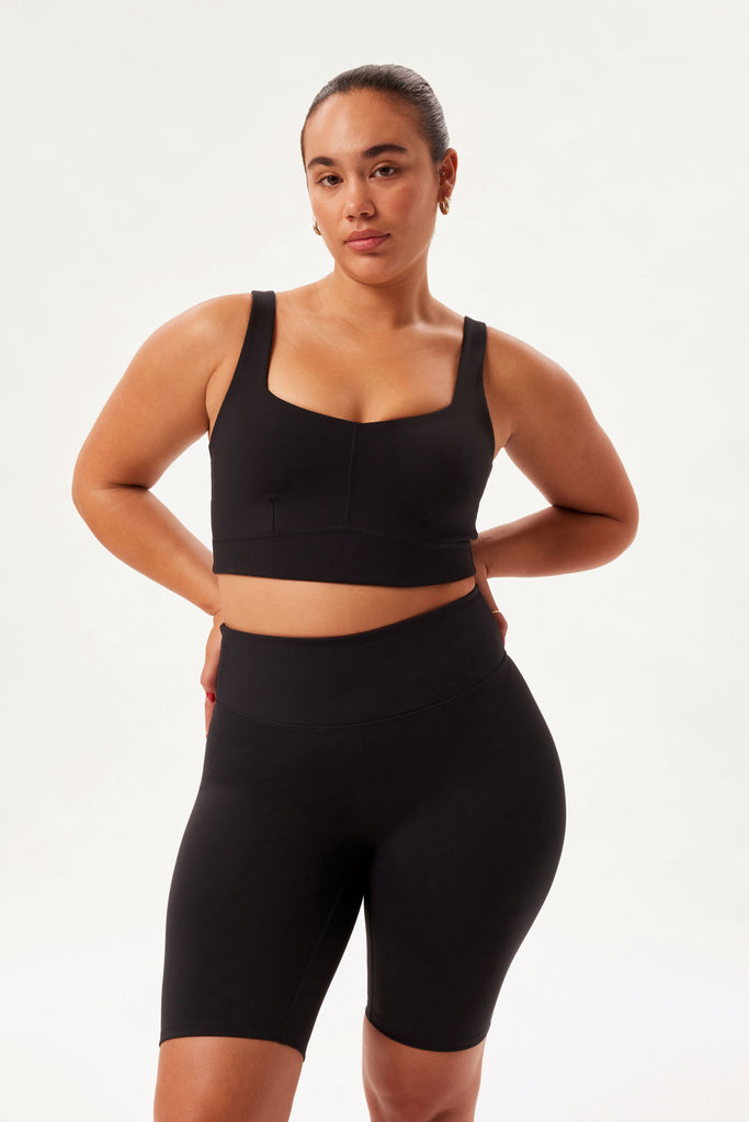 Girlfriend Collective Recycled Bianca One-Shoulder Sports Bra