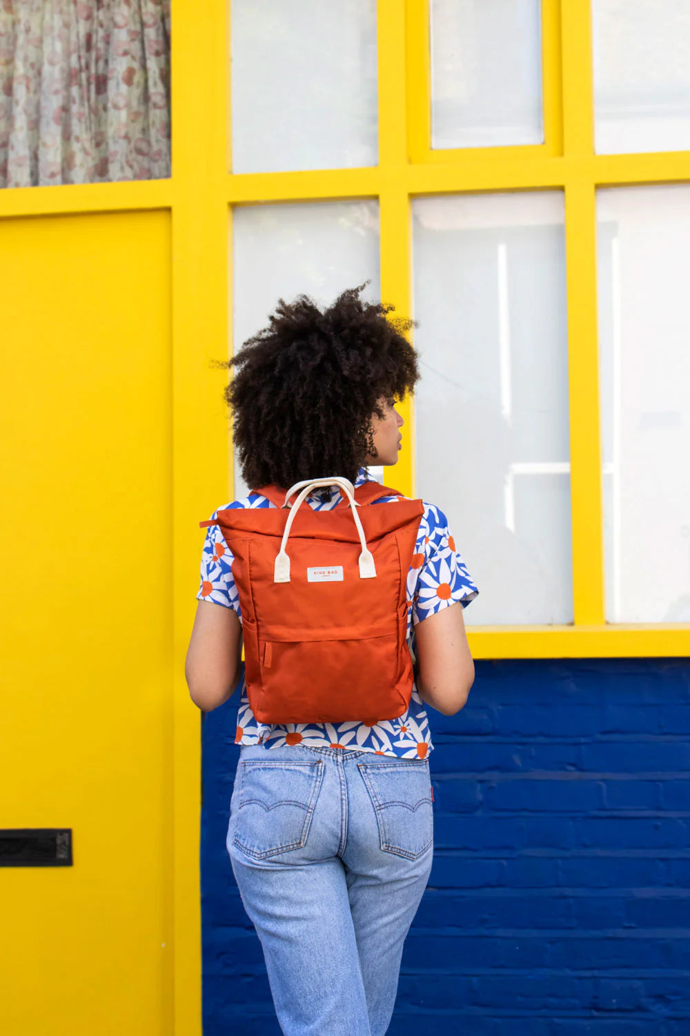 Medium "Hackney" Backpack - Burnt Orange