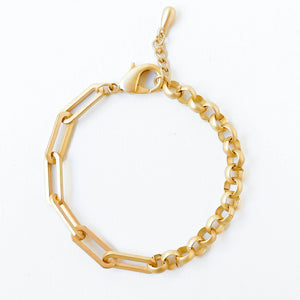 Chunky Two-Style Gold Chain Bracelet - Terra Shepherd Boutique & Apothecary