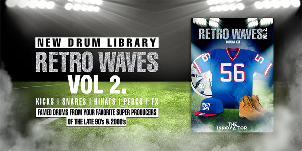 Retro Waves Vol. 2 Drum kit | Boom Bap Drums | iamtheinnovator com