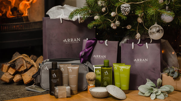 Men's Christmas gifts from ARRAN under the tree
