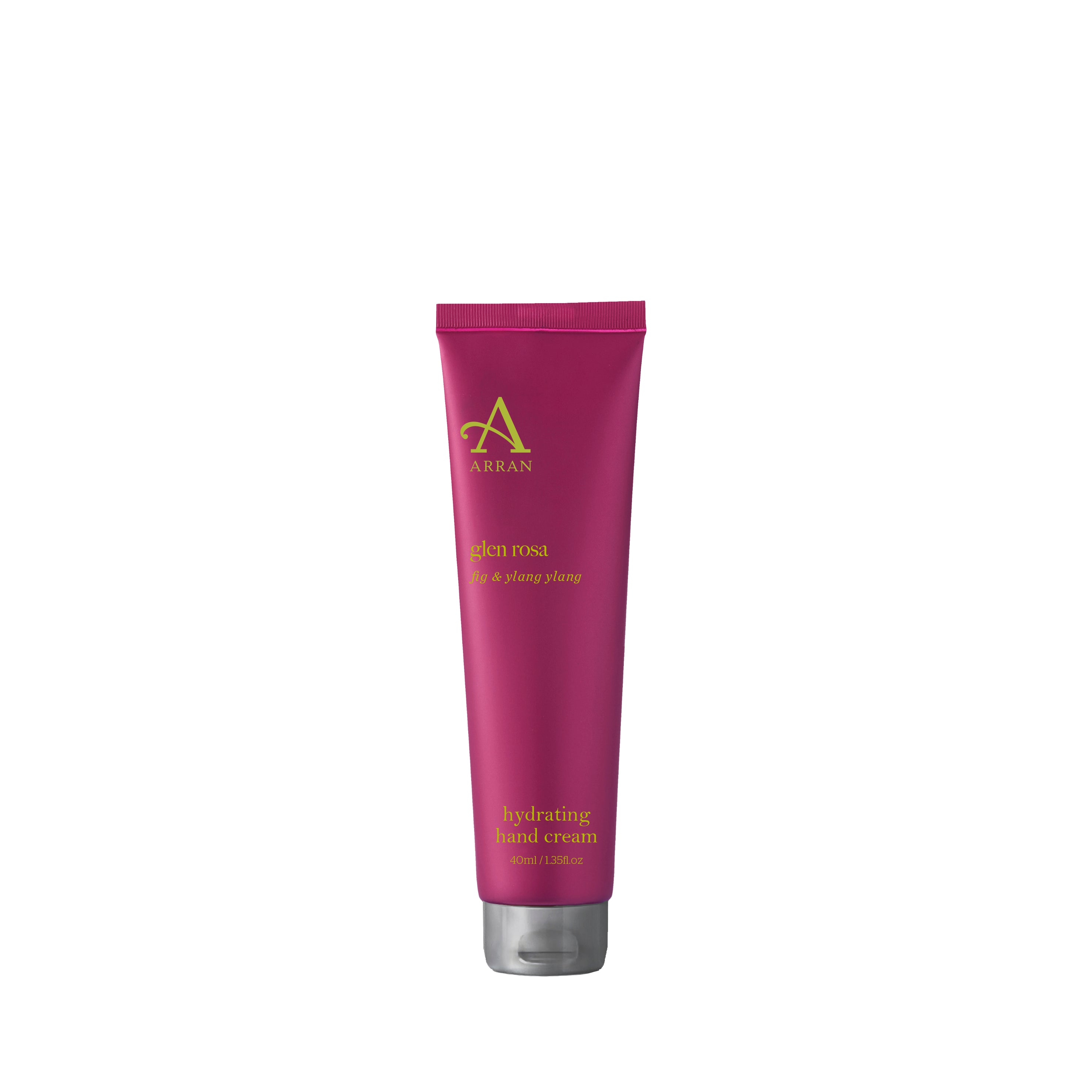 An image of ARRAN Glen Rosa Hydrating Hand Cream 40ml | Made in Scotland | Fig & Ylang Ylang...