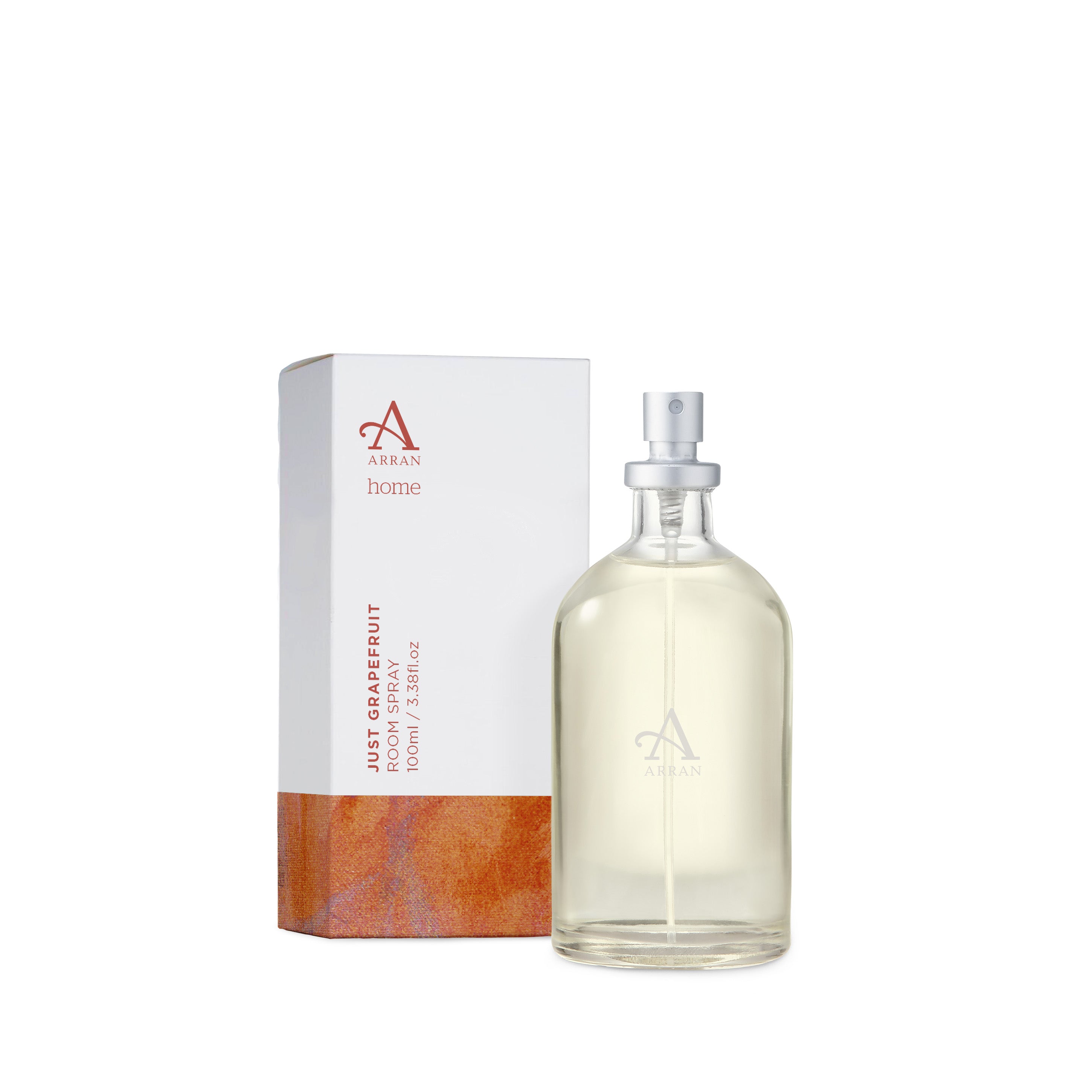 An image of ARRAN Just Grapefruit 100ml Room Spray | Made in Scotland | Grapefruit Scent