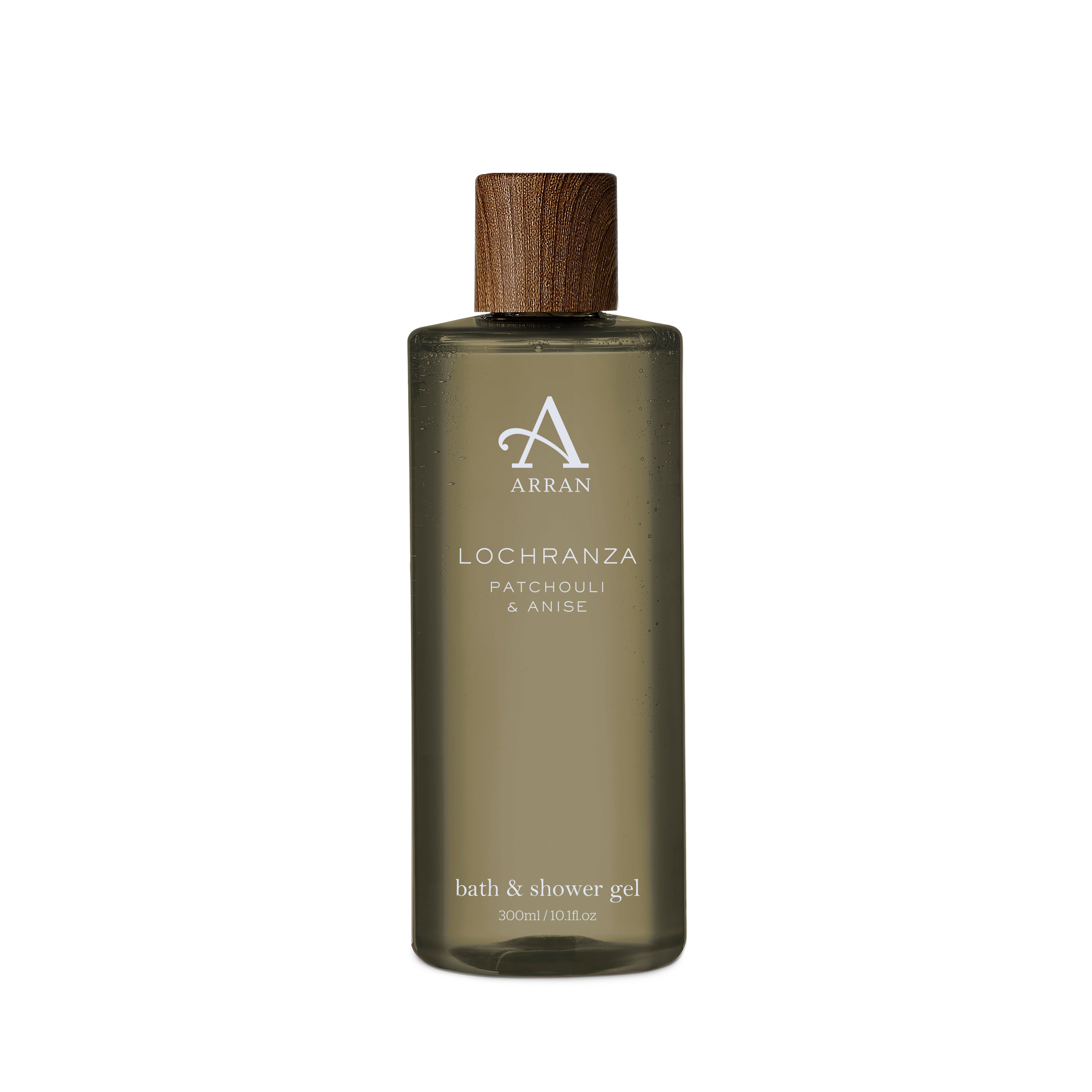 An image of ARRAN Lochranza Men's Bath & Shower Gel | Made in Scotland | Patchouli & Anise S...