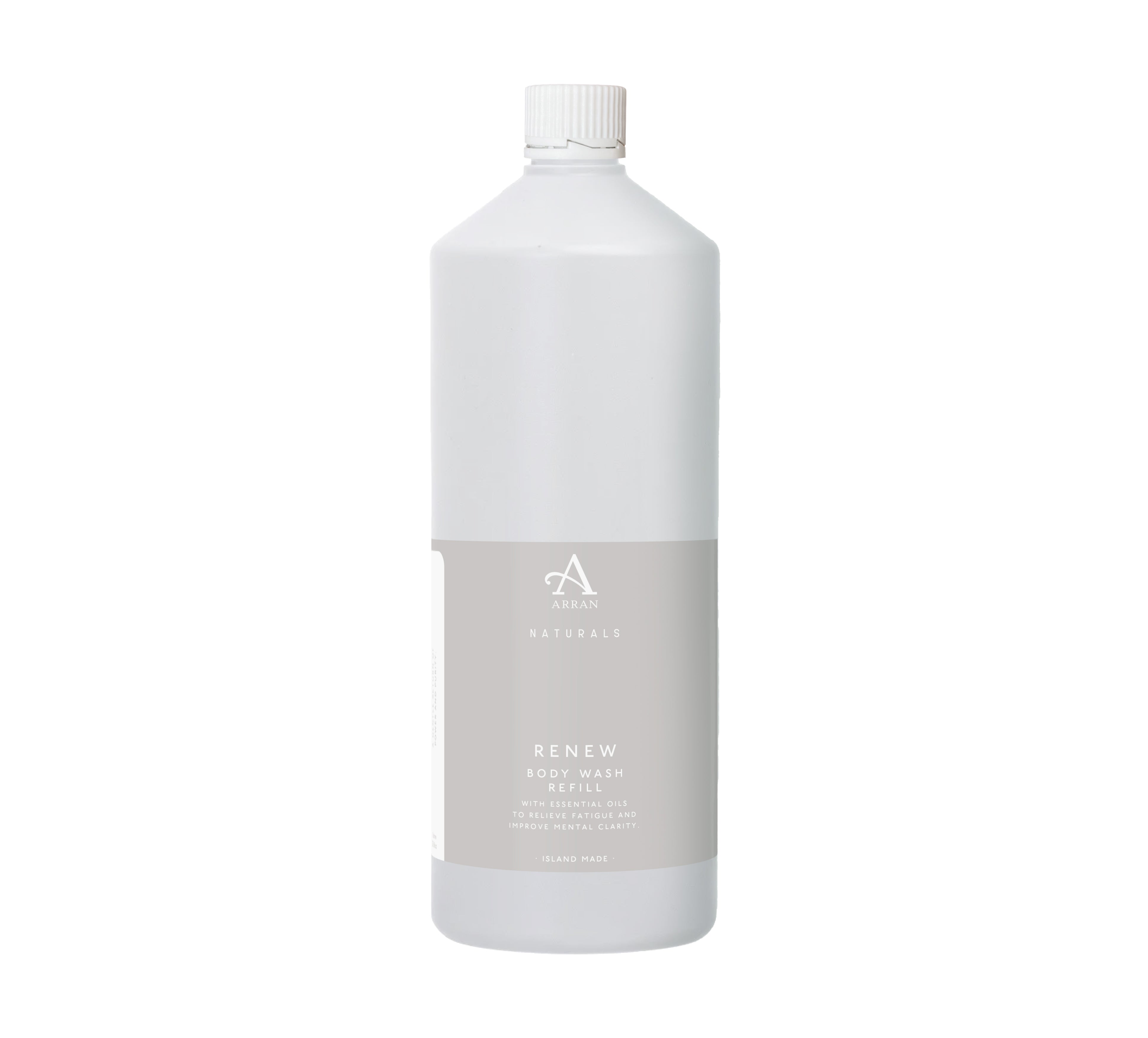An image of ARRAN Renew Cedarwood & Ylang Ylang Body Wash 1L Refill | Made in Scotland | Ced...