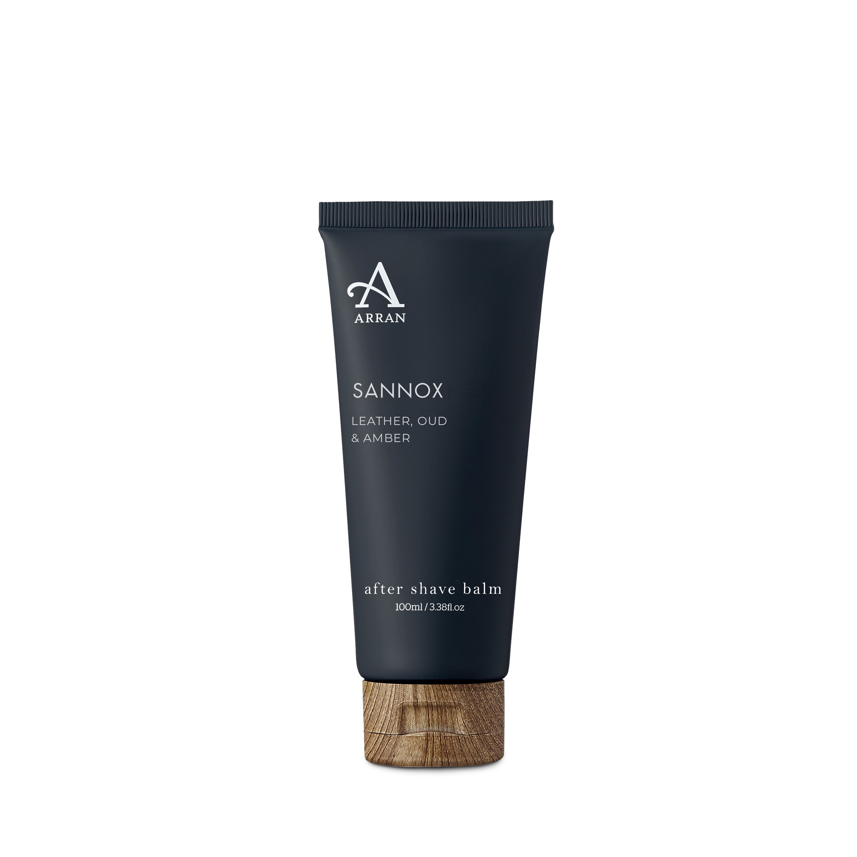An image of ARRAN Sannox After Shave Balm | Made in Scotland | Amber, Oud, Pink Pepper & Saf...