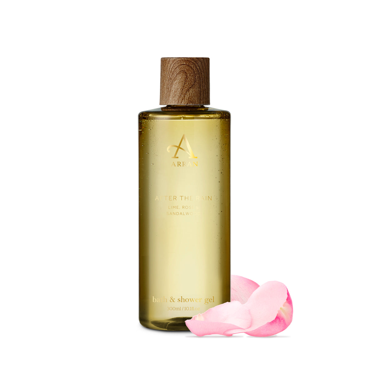 An image of ARRAN After the Rain 300ml Bath & Shower Gel | Made in Scotland | Lime, Rose & S...