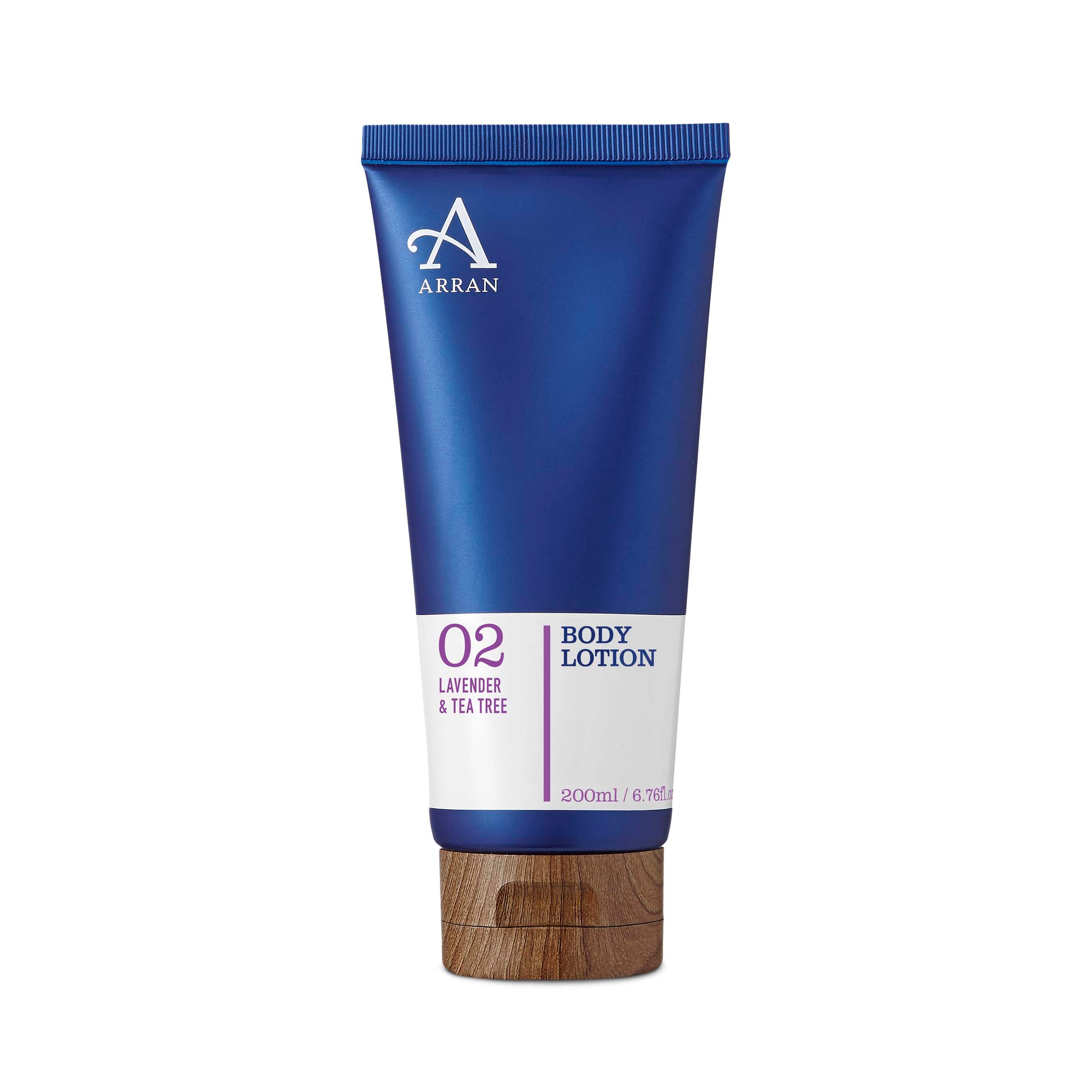 An image of ARRAN Apothecary Lavender & Tea Tree Body Lotion 200ml | Made in Scotland | Lave...