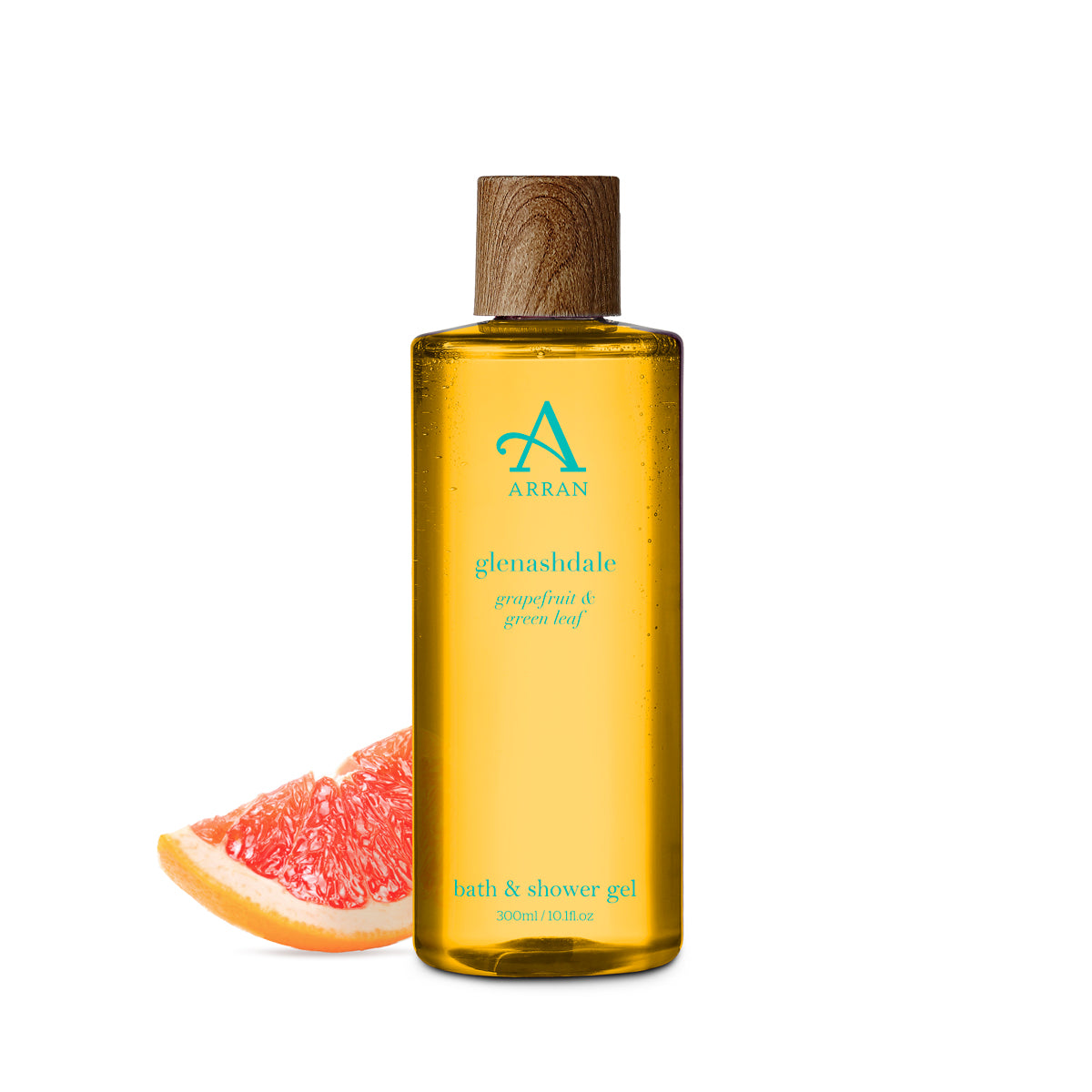 An image of ARRAN Glenashdale Grapefruit Bath & Shower Gel | Made in Scotland | Grapefruit &...