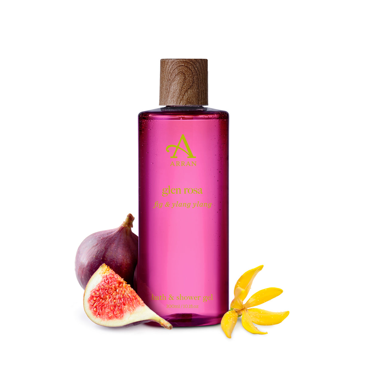 An image of ARRAN Glen Rosa Fig & Ylang Ylang Bath & Shower Gel | Made in Scotland