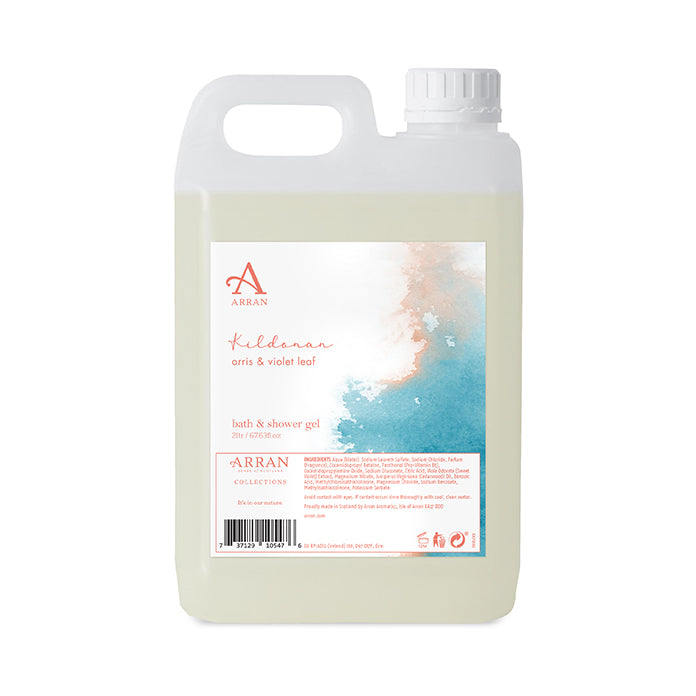 An image of ARRAN 2L Kildonan Bath & Shower Gel Refill | Made in Scotland