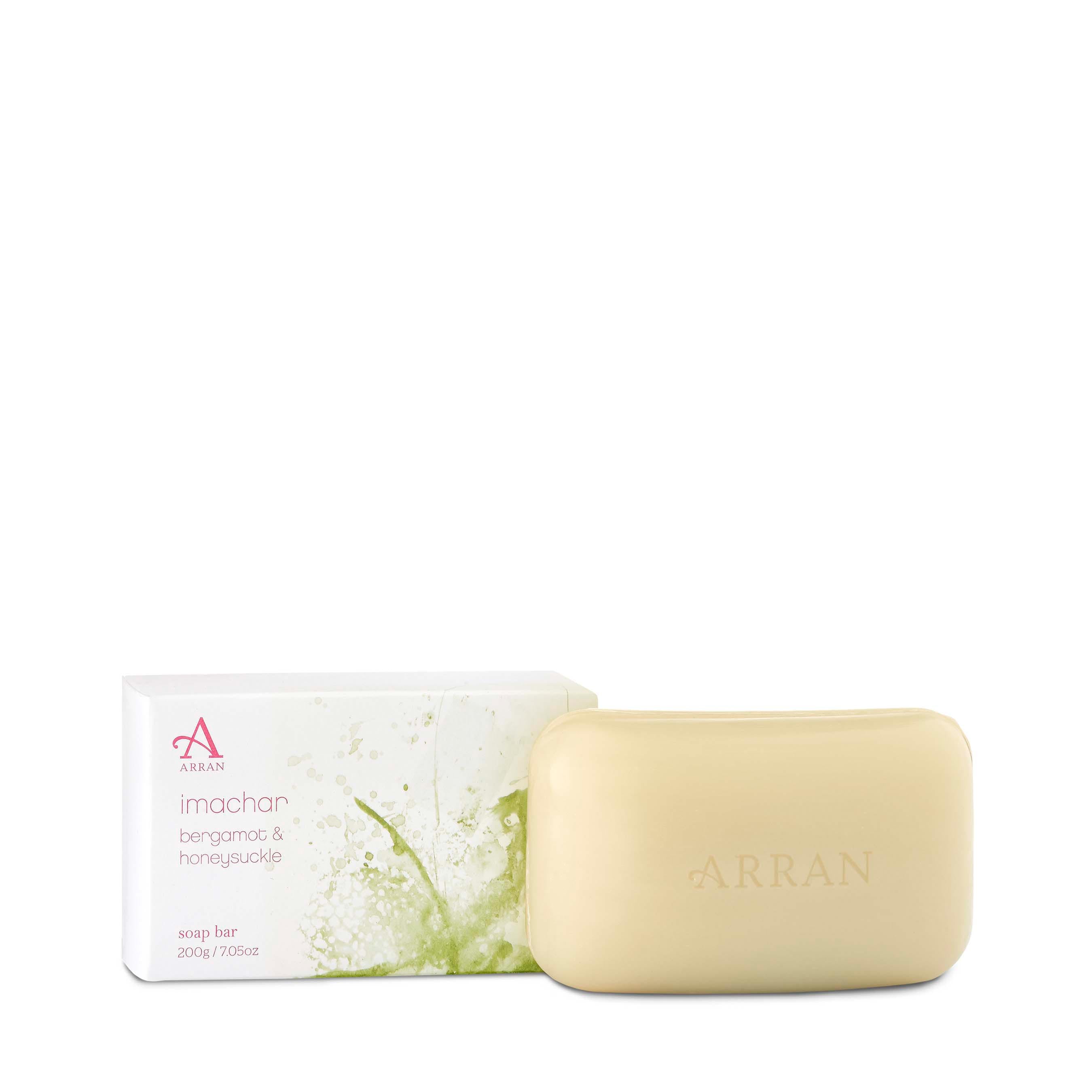 An image of ARRAN Imachar Soap Bar 200g | Made in Scotland | Bergamot & Honeysuckle Scent