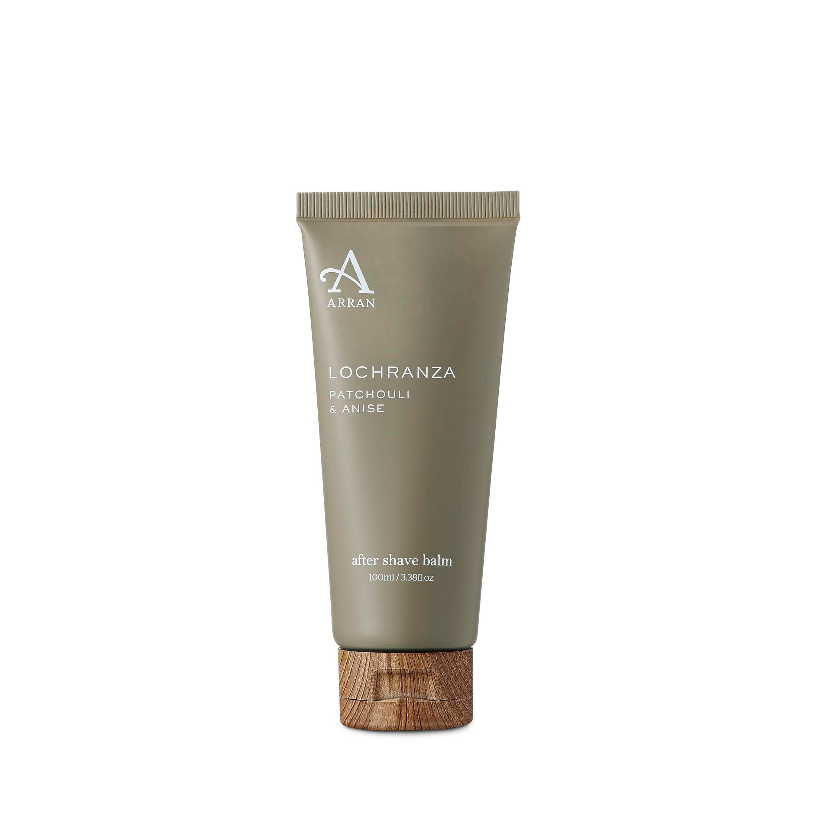 An image of ARRAN Lochranza Men's Aftershave Balm 100ml | Made in Scotland | Patchouli & Ani...