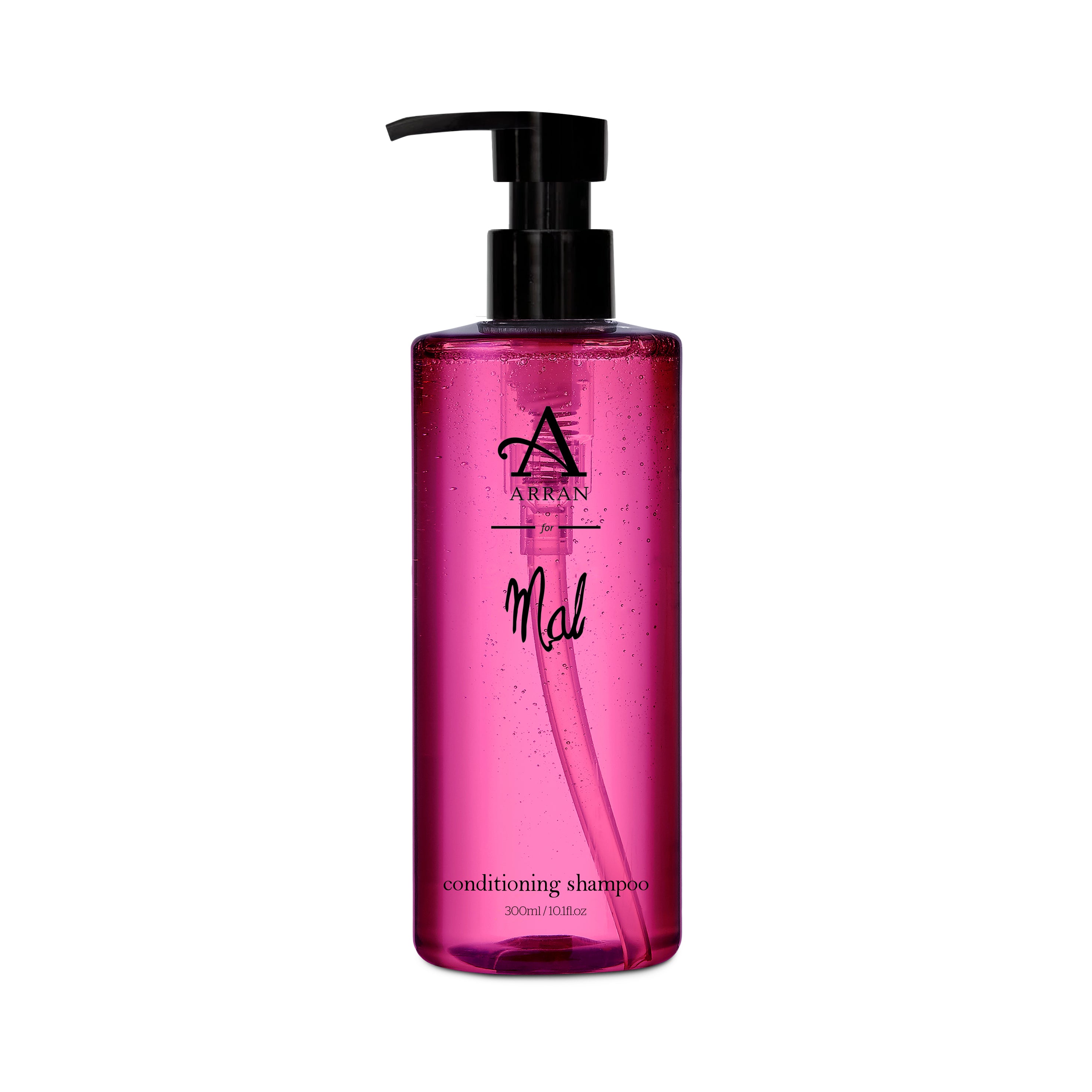 An image of ARRAN Malmaison Figleaf Conditioning Shampoo | Made in Scotland | Figleaf, Black...