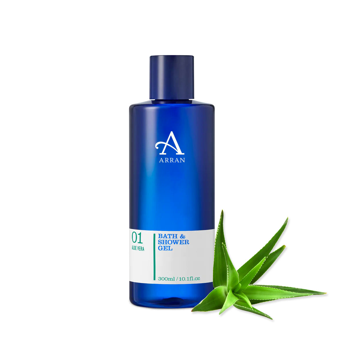 An image of ARRAN Apothecary Aloe Vera Bath & Shower Gel | Made in Scotland | Aloe Vera Scen...
