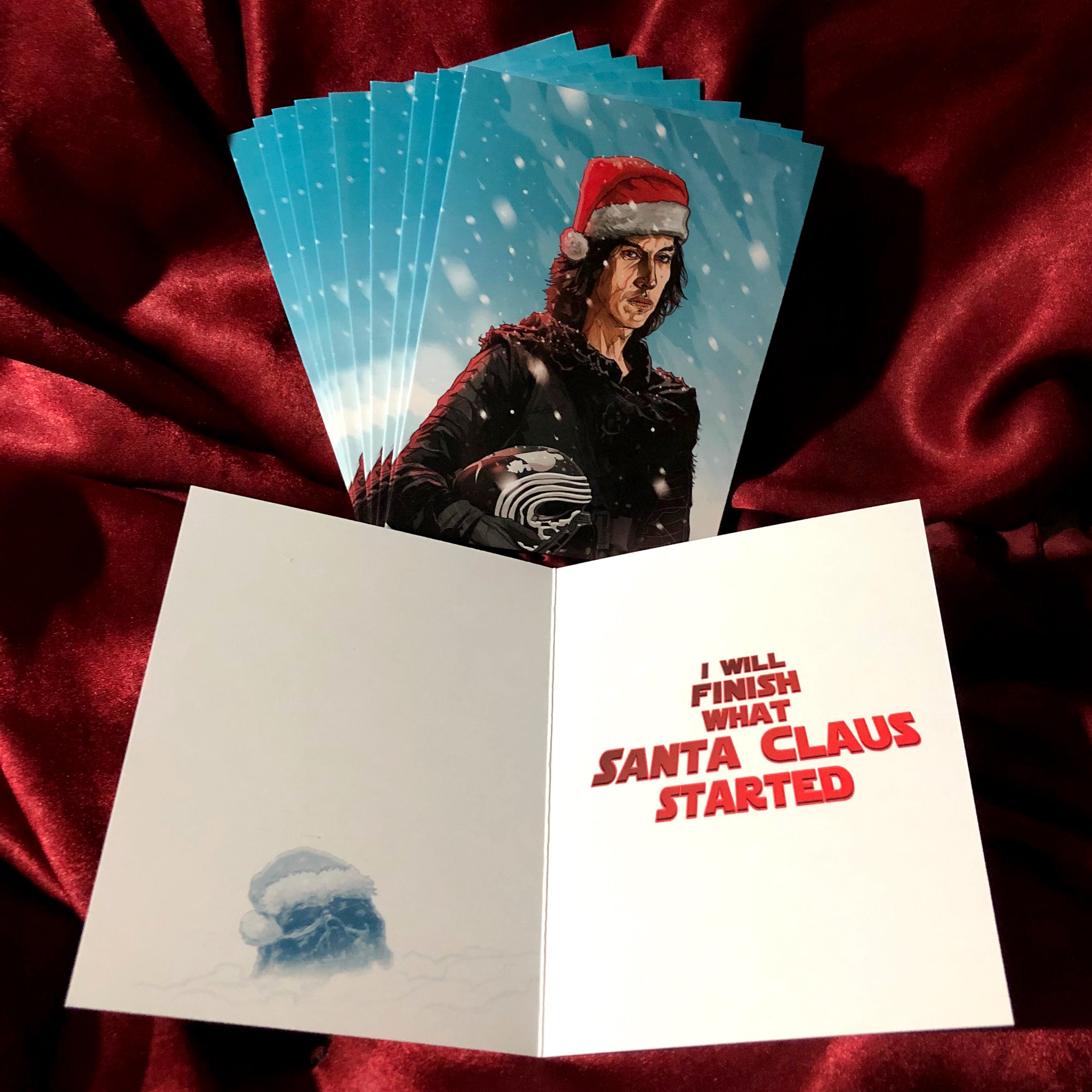 star wars christmas cards pack