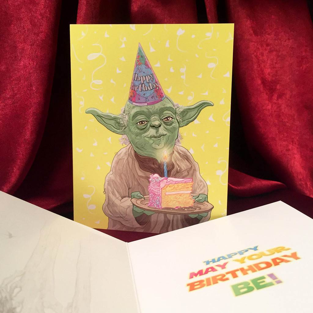 Yoda Birthday Card Castle Mcquade