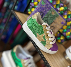 Kids MARDI GRAS Sneakers - Jolie' Mae Clothing
