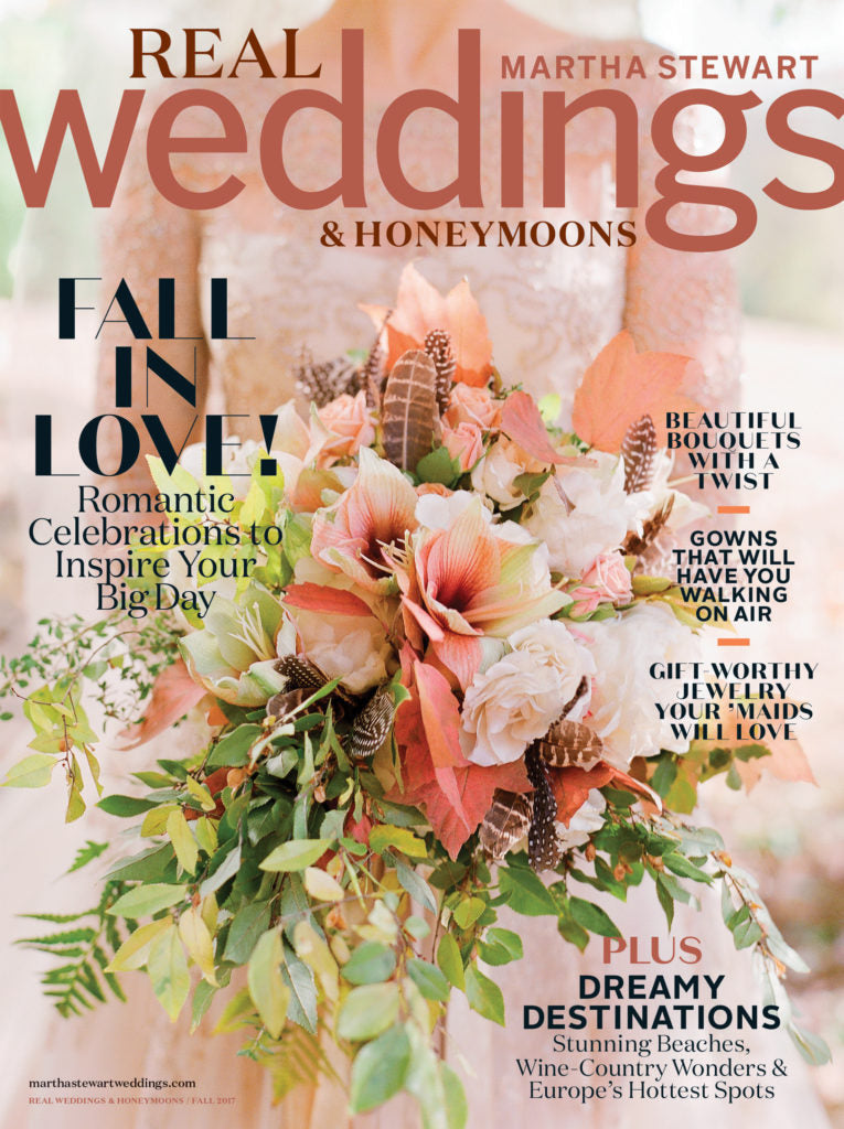 Martha Stewart Real Weddings And Honeymoons Fall 17 A Signature Welcome