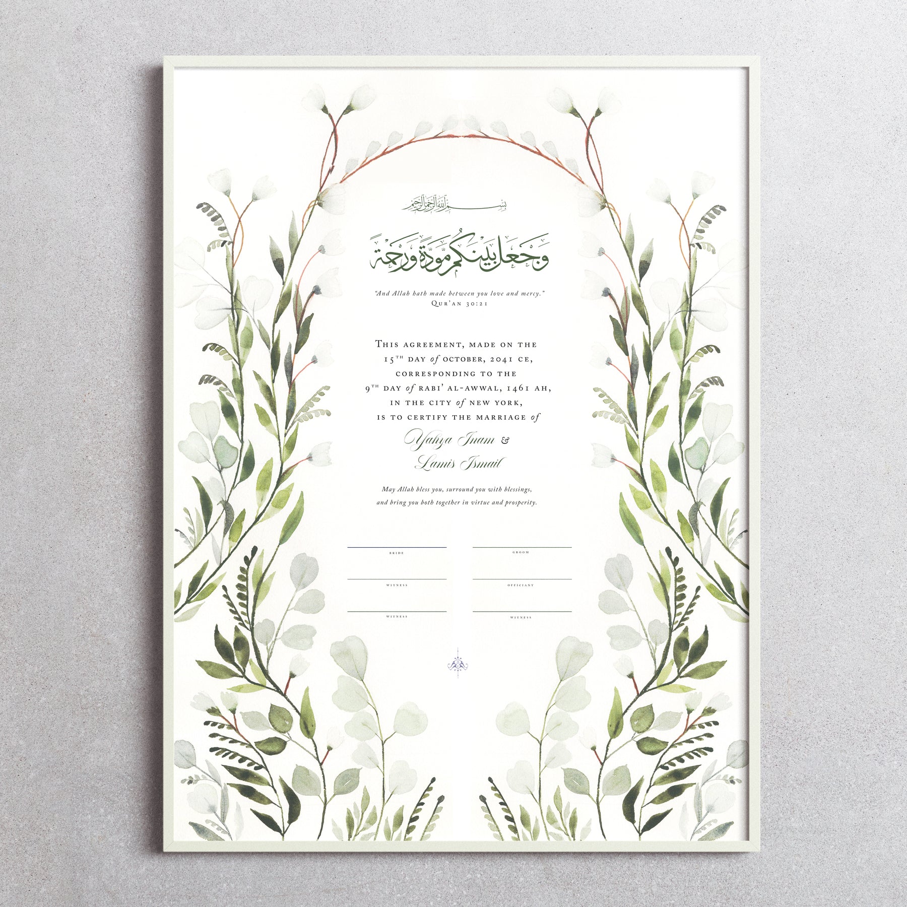 nikah certificate template