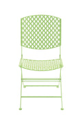 Customary Styled Metal Folding Chair-Chairs-Benzara-Customary Styled Metal Folding Chair-Luxury Loft Co.