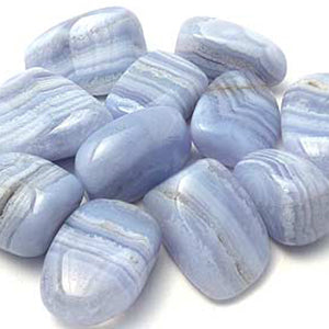 tumbled blue lace agate